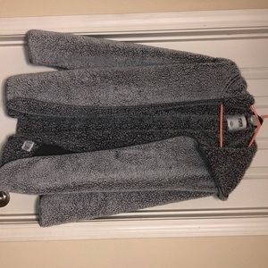 fuffly cardigan with hood